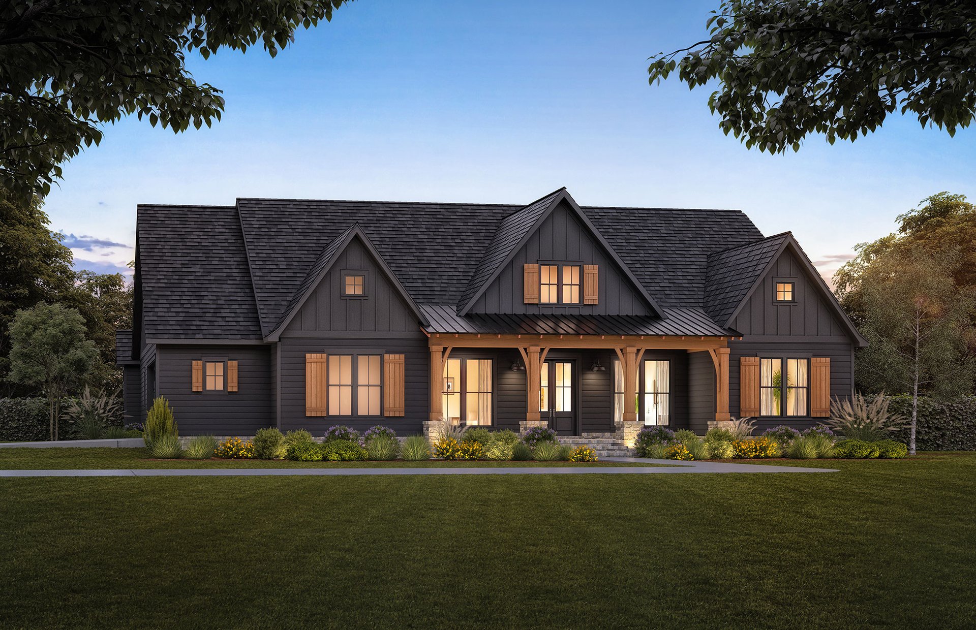 The Family front elevation rendering