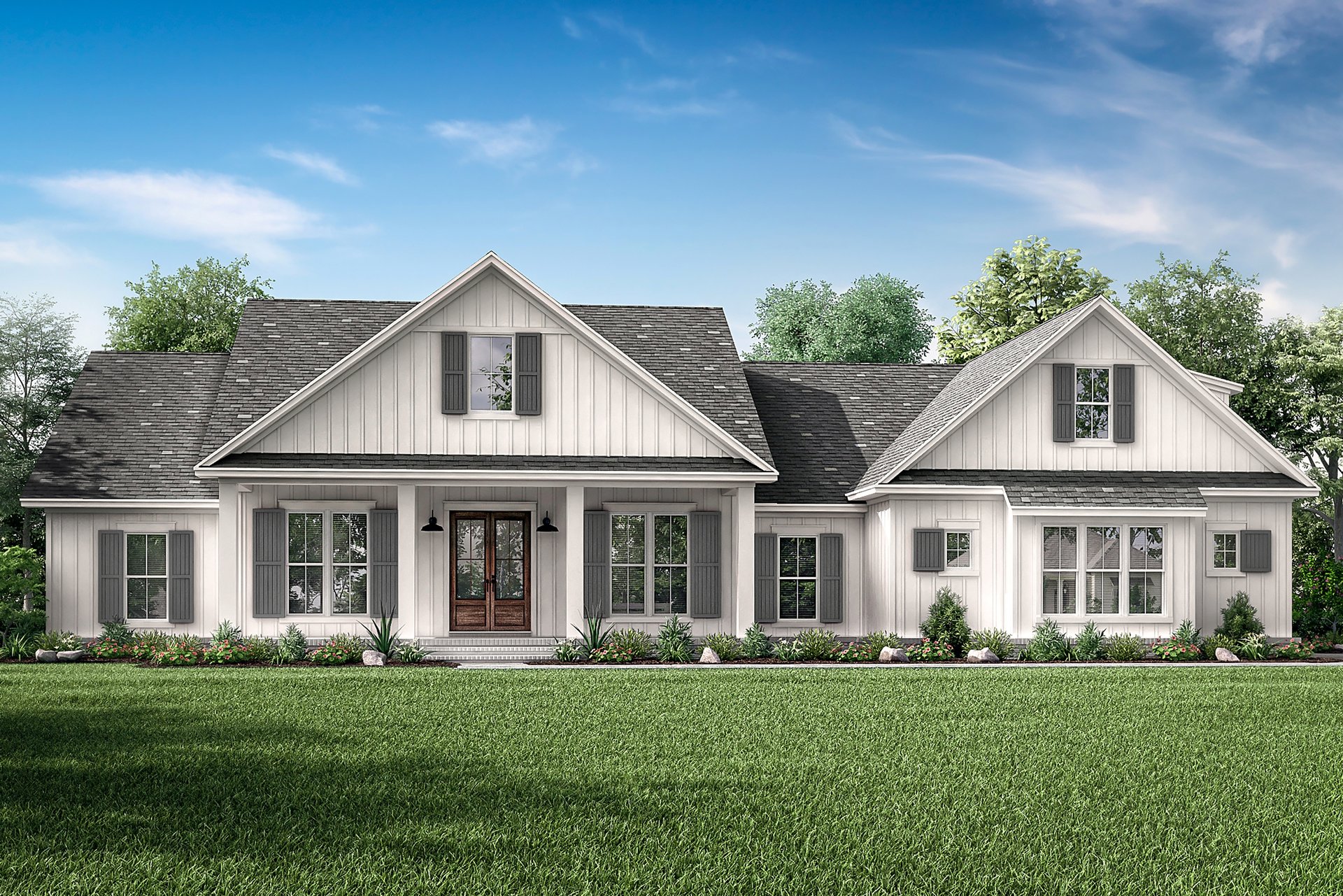 The Homestead front elevation rendering