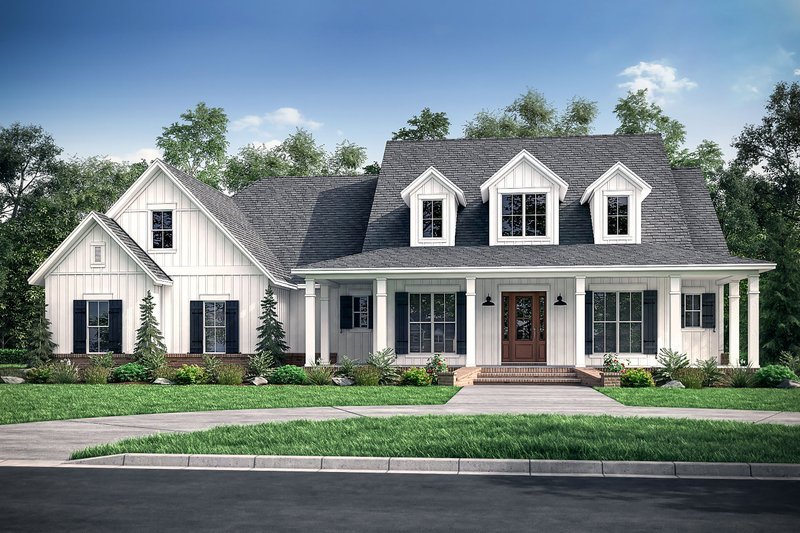 The Legacy front elevation rendering